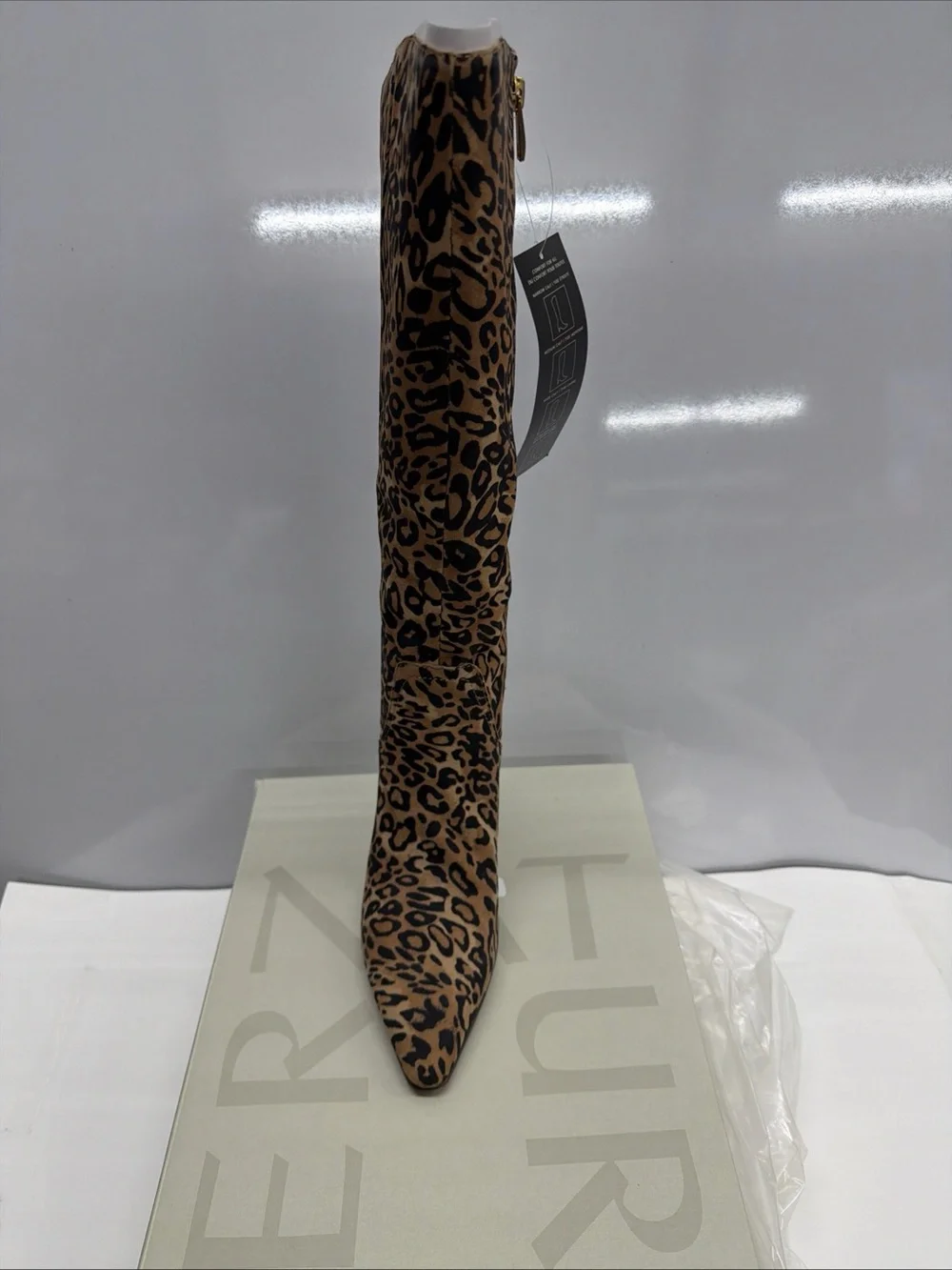 Deesha Knee-High Boot - Dark Brown Leopard Naturalizer